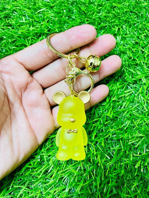 BBG NEW_Trendy Transparent Bear high quality keychain Key Chain