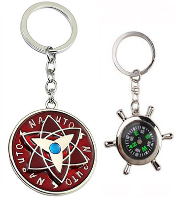 Meeko.com Keychain-Compass and naruto spinning for men and women Key Chain