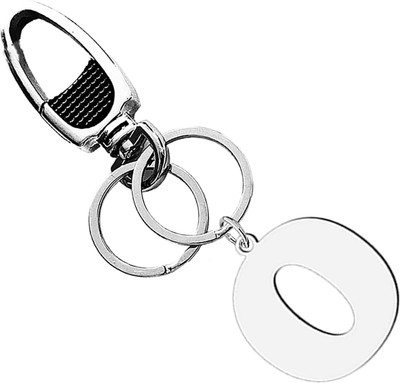 M Men Style A to Z Alphabet Key Rings Silver Stainless Steel Letter Charm Keychain O-LCK992 Key Chain