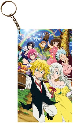 Hariyaali Enterprises LLP Seven Deadly Sins MELIODAS MARRIED ELIZABETH A BIG PARTY Anime Key Chain