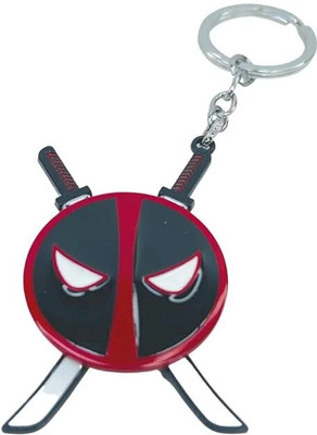 Verity Metal Marvel Deadpool Keychain (rotatable) Key Chain