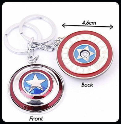 gtrp Keychain-Captain-America-Newwww-Rotatable-Shield Key Chain