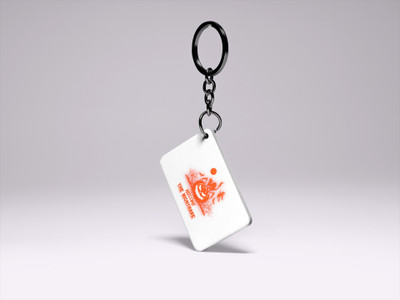 Rushaan Welcome The Nightmare-Scary Pumpkin -Printed acrylic Keychain(Pack Of 2) Key Chain