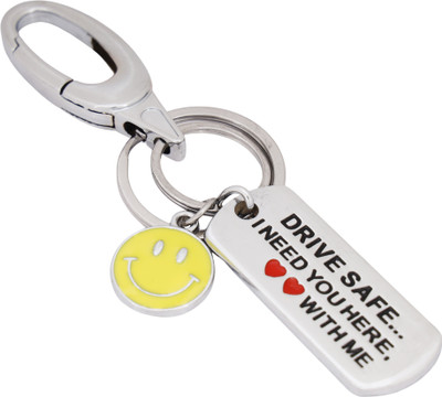 Virom Drive Safe Keychain For Bike Car Key Ring Birthday Gift For Boys Friend Husband Key Chain