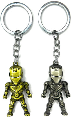 FLAMBE Marvel Avengers Iron Man Logo Keychain Key Chain