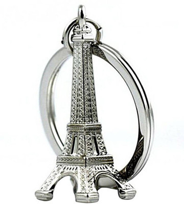GIKH KeyChain_Eiffel Tower Pendent Charm Pendant Metal Ring Gifts Key Chain