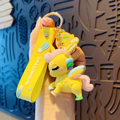 toyprofessor Unicorn Bag Keychain for Women Girls and Boys Key Chain