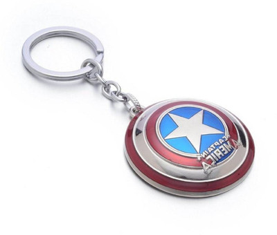 gtrp key Chain-key-Captain-America-Rotatable-Shield Key Chain
