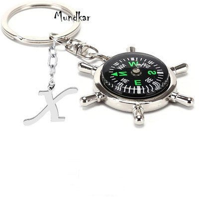 Mundkar Compass Alphabet-X Key Chain