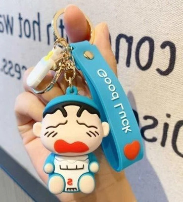 gtrp key Chain-Shinchan Funny Crying Keychain with Strap Charm Key Chain