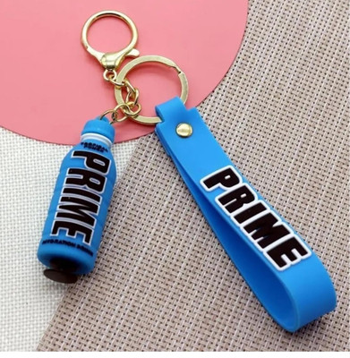 Keyringhub Blue Prime bottle Key Chain