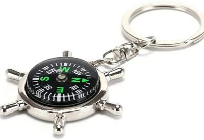 mik keychain Compass rotating keychain Key Chain