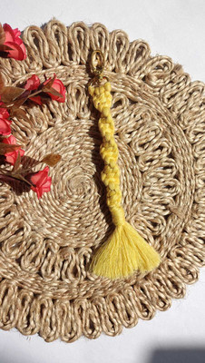 Kalasri Macrame Spiral Key Chain