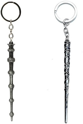 Shanshu Harry Potter Hermione & Dumbledore Elders Magical Wand Key ring For Boys Girls Key Chain