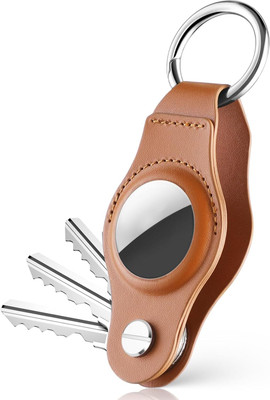 Zapper AIRTAG KEY ORGANISER (AIRTAG NOT INCLUDED) BROWN Key Chain