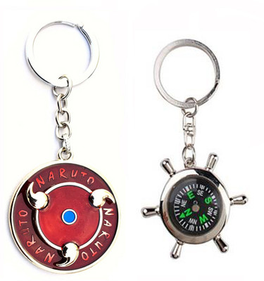 ShopTop Naruto spinning rotating keychain and Compass keyring Key Chain