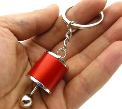 gtrp Gear Transmission Fidget Keychain Creative Auto Part Model Six-Speed 11 Key Chain