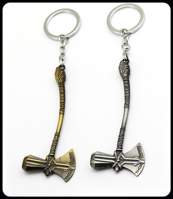gtrp Top_Marvel Thor Strombreaker Gold and silver Combo metal Key Chain