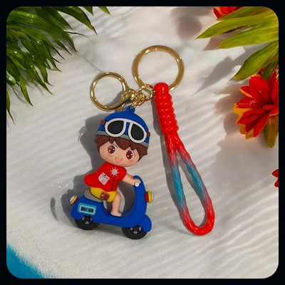 gtrp Keychain-Cartoon Characters for Girls Boys, Cute Silicon R26 Key Chain