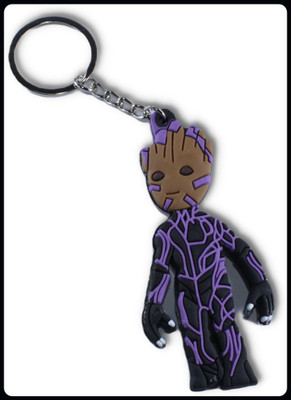 MAG BEE Avengers Groot Double sided Rubber-kC16-Premium Key Chain