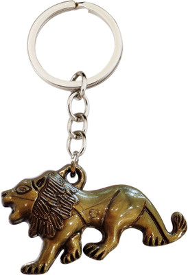 BLESSINGS Lion Bronze Effect Plastic Key Chain