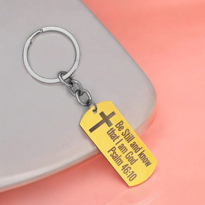 Shiv Jagdamba Religious Bible Verse Christian Cross Faith Prayer KeychainShivkey2024168 Key Chain