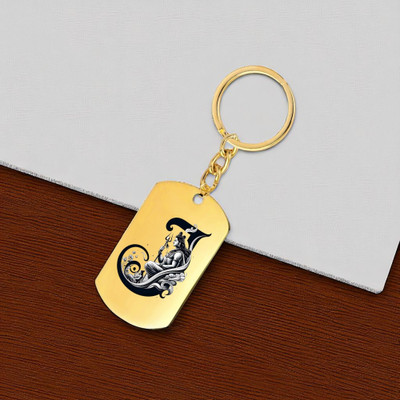 Sullery Stainless Steel Alphabet Letter Keychain Initial CharmSullery2025429 Key Chain