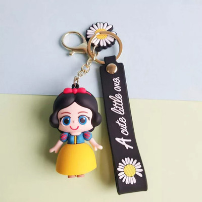 heeva creation cute Princess 3D Keychain With Charm .1 Piece. Key Chain