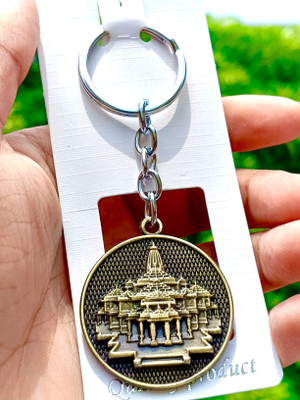 Aryavart Sacred Ram mandir heavy Key Chain