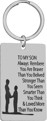 M Men Style To My Son Always Remember Gifts for Mom, Dad & Son Presents KeychainLCSKey202309 Key Chain