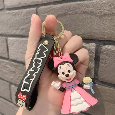 Velmi Cute 3D Silicone Keyring with Strap & Hook – Fun Accessory for All Ages Key Chain