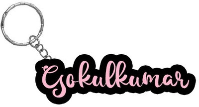 SY Gifts BPK Gokulkumar Name Keychain Key Chain