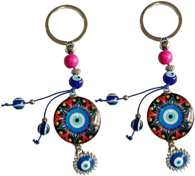 NICELIFE COLLECTIONS Evil Eye Keychain protect negative energy buri nazar Key Chain