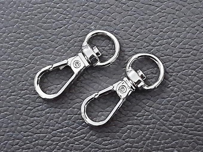 Tia Silver Premium Hook-Small-30x10mm For Purse Making Accessories Key Chain
