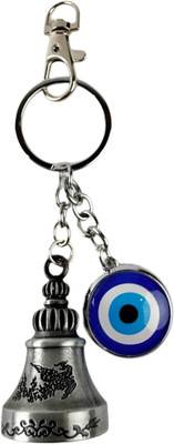 Techpro Guardian Bell with Evil For Bike Key chain Good Luck Bike key ring Key Chain