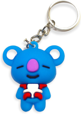 The shopping tunnel Cute koya BT21 k-pop character silicone for bts lover Limited edition Key Chain