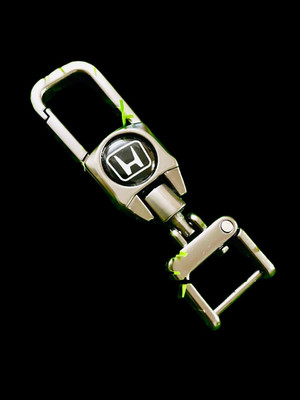 gtrp Metal Keychain Side Logo Keychain Premium and Stylish Design | Black Color 08 Key Chain