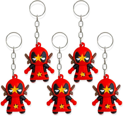 AMANVANI Cartoon Character Keychain For Boy & Girls Cute 3D Silicone Keychain Accessories Key Chain