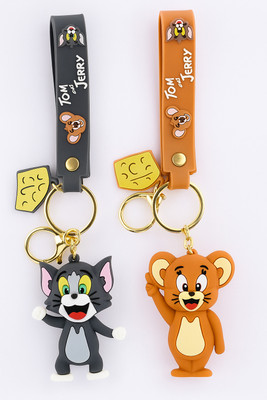 Keychain Tom_and_Jerry_Keychain(Combo_of_2) Key Chain