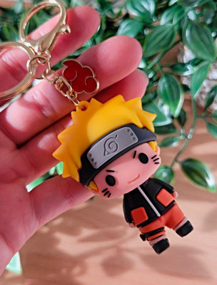 SHRI JI High quality PVC Naruto keychain with Strap & Charm | Naruto Key Chain