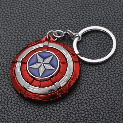 JAINSON MARTIN Metal Avengers Superhero Captain America Shield Key Chain Key Chain