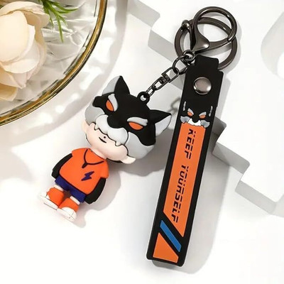 SARJUDAS ENTERPRISE 3D Rubber Key Chain,Silicone Key Ring Key Chain for Girls,Cute Cartoon Theme Key Key Chain