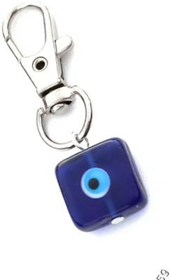 Shilpmart BLUE2 Evil Eye Keychain for car men & women handmade Turkish Beads Key Chain
