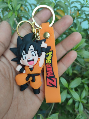 Niztech Goku Jump Smile Strap Keychain Keyrings Creative Cool Cute Key Chain