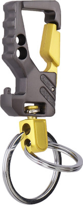 Flipkart SmartBuy Premium Grey Double Ring Metal Hook Rust Proof Bottle Opener Key Chain