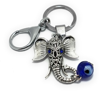 High Choice Lord Ganpati Ganesha or Ganeshji Evil Eye Good Luck Metal Hook Key Chain