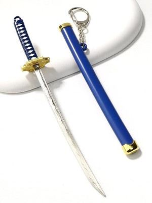 Orelius Fire ™ Samurai Katana Metal KeychainSword | Ideal Gifts Key Chain Key Chain