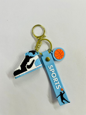 KYOP 3D Nike Air Jordan Shoes Keychain(Blue) Key Chain
