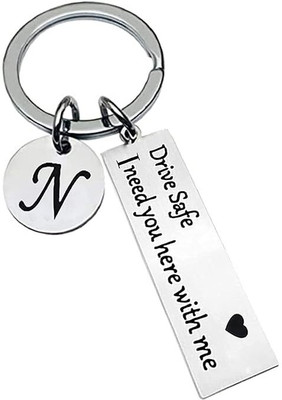 Myurawells N Latter Drive Safe I Need You Here with Me Keychain Valentines Day Gifts Key Chain