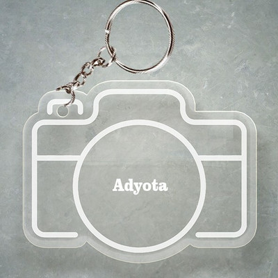 SY Gifts 1 Adyota Name Keychain With Camera Design Key Chain